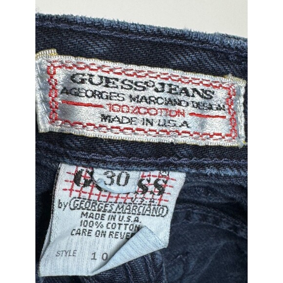 Vintage Guess Jeans by Georges Marciano Women 30 Washed Blue High Rise Tapered - Picture 6 of 16